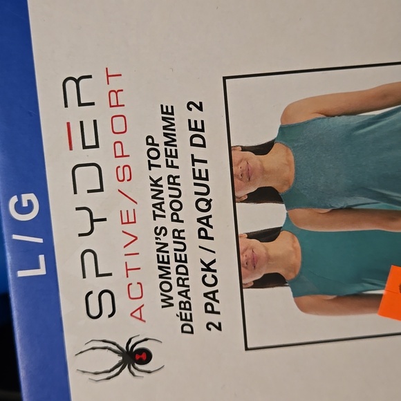 SPYDER athletic tanks pack of 2 - Picture 2 of 4
